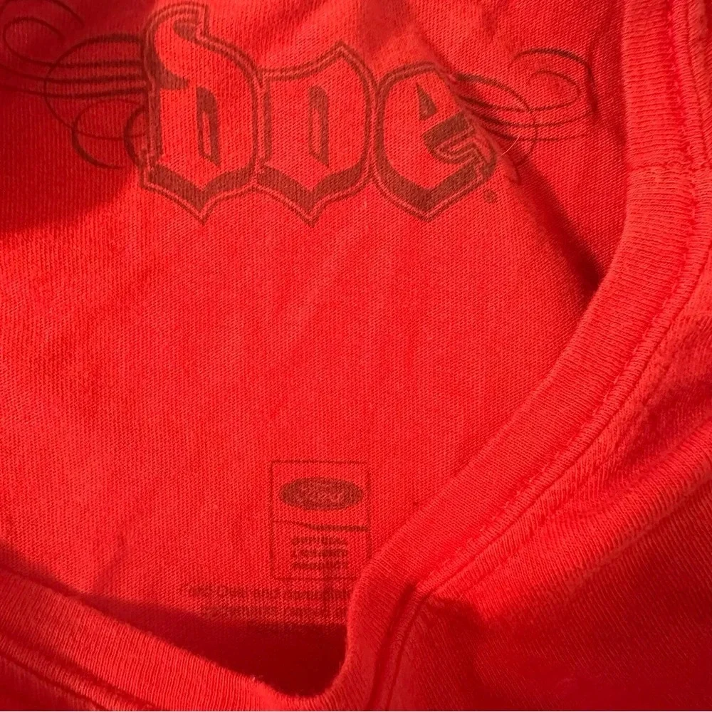 Ford Red Short Sleeve Tee Casual Cotton